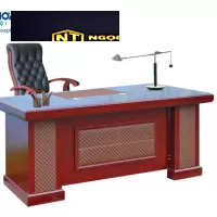 Bàn lãnh đạo sơn PU cao cấp mặt chữ nhật DT1890H15